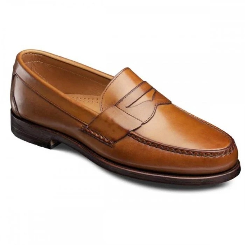Men’s light brown Allen Edmonds Cavanaugh Penny Loafer